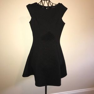 Black mini dress